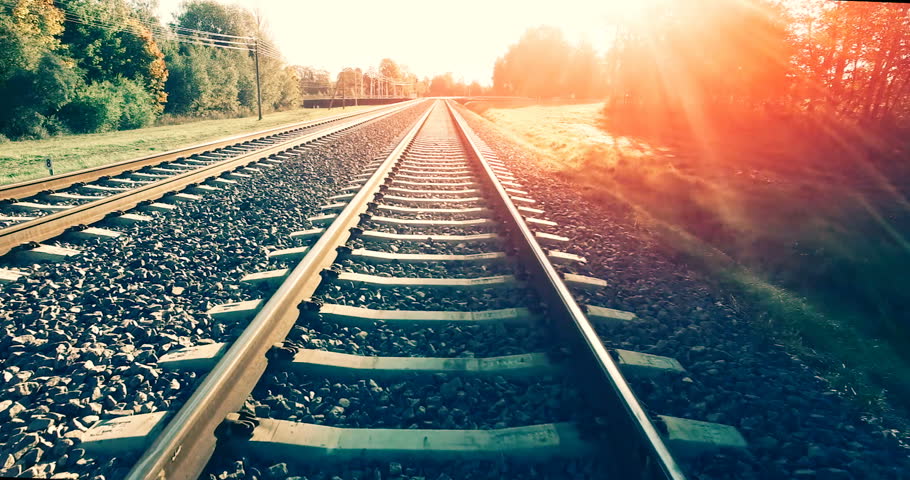 railroad-tracks-into-the-sunset-image-free-stock-photo-public