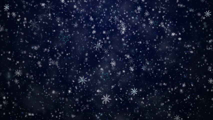 Falling Snowflakes, Snow Background Stock Footage Video (100% Royalty ...