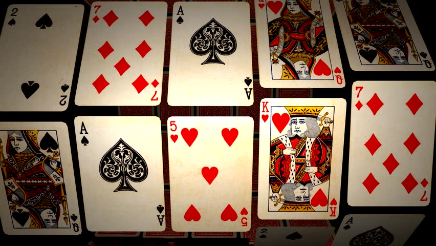 Four Queens. Queen Of Spades Stock Footage Video 4922357 | Shutterstock