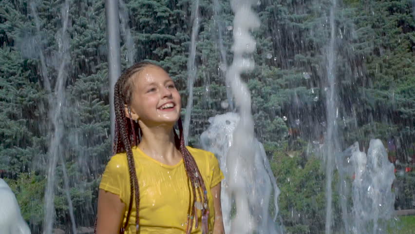 Girl Squirting Water Slow Motion Stock Footage Video 23269843 Shutterstock