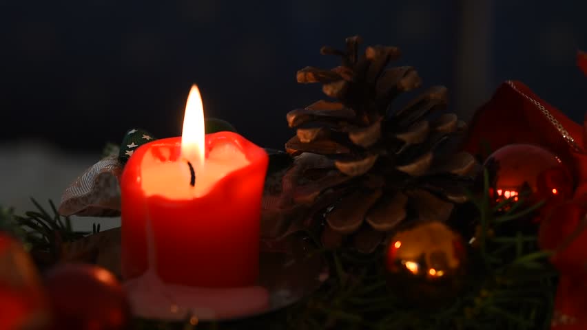 Decoration With Lighted Red Stock Footage 100 Royalty Free 31560586 Shutterstock