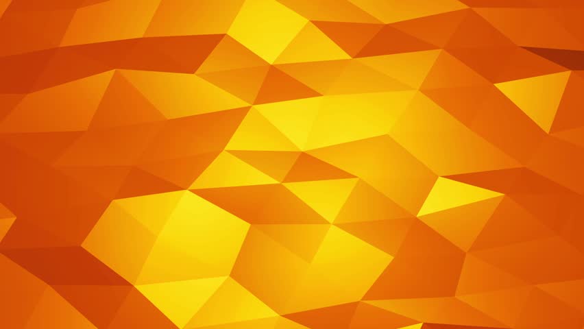 Abstract Cg Polygonal Golden Surface. Geometric Poly Gold Triangles
