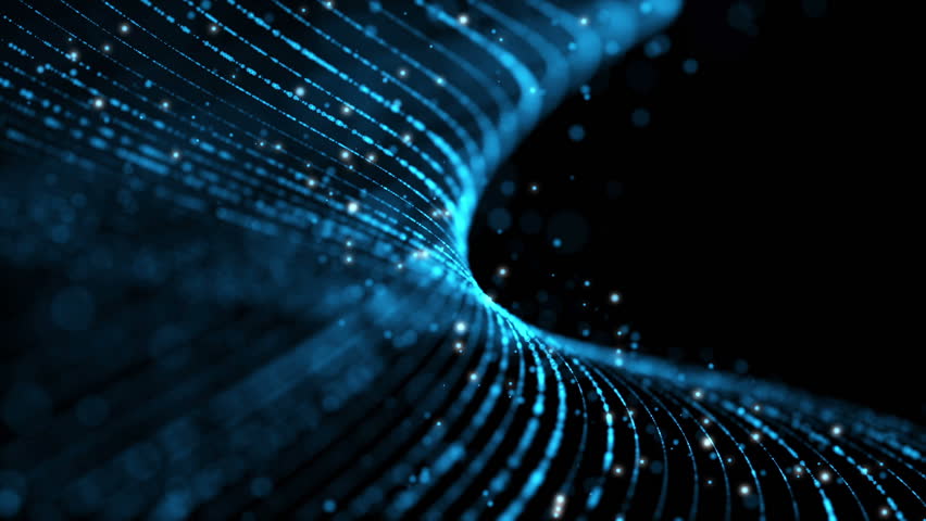 Cosmic Blue And Gold Looping Animated Background Stock Cosmic Blue And Gold Looping Animated Background Stock