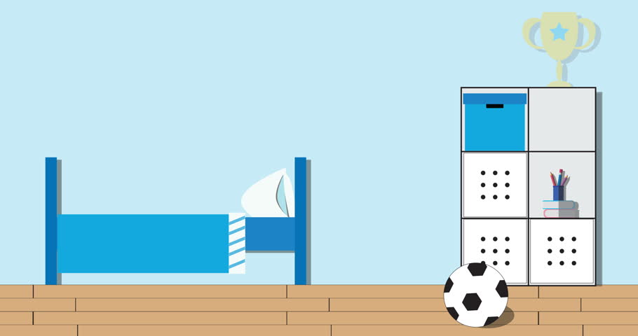 Cartoon Style Room Stock Footage Video 1887634 | Shutterstock