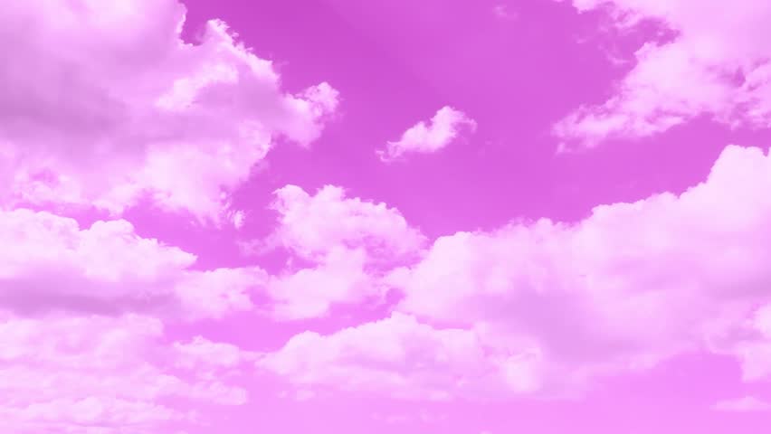 4k Timelapse Of Beautiful Pink Sunset Sky Turning To Blue ...