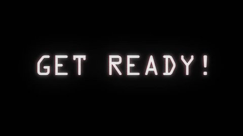 Videogame Get Ready Text On Stock Footage Video 100 Royalty Free Shutterstock