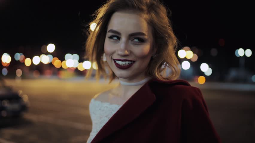 Sexy Young Short Haired Woman With Stock Footage Video 100