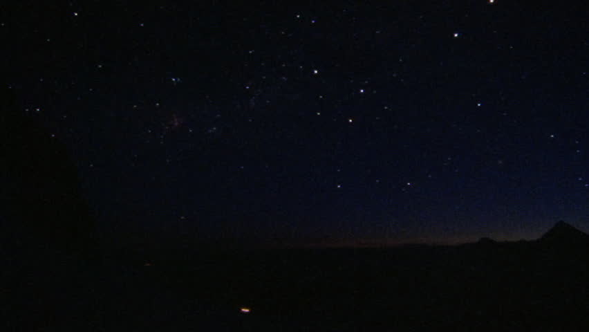 HD 30p Wide - Southern Night Sky In Time Lapse Near Tucson Arizona ...