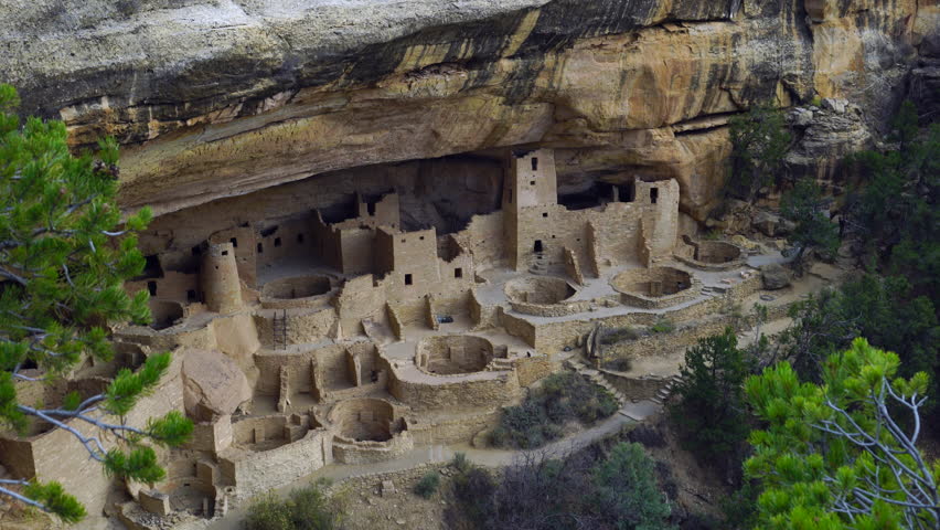 Cliff Palace at Mesa Verde National Park in Colorado image - Free stock ...