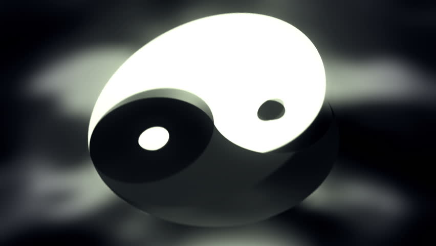 animated 3d yin and yang symbol