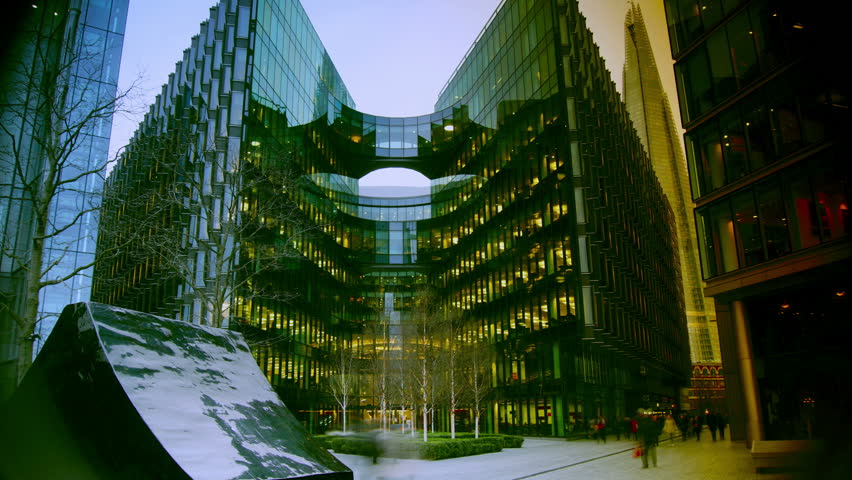 Modern Architecture Videos top of a modern architecture tower with cloudy sky, timelapse Modern Architecture Videos top of a modern architecture tower with cloudy sky, timelapse
