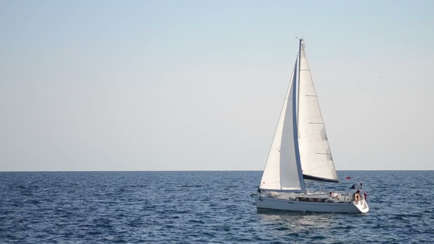 powerboat sailing yacht