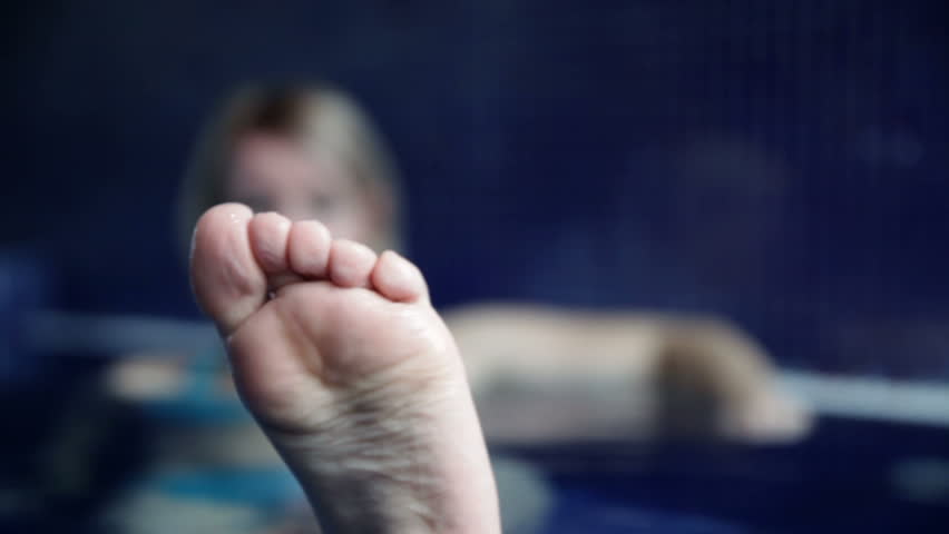 feet in pool