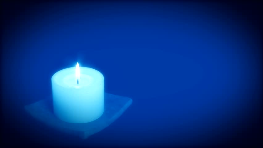 Candle Background in Blue วิดีโอสต็อก (ปลอดค่าลิขสิทธิ์ 100%) 412006