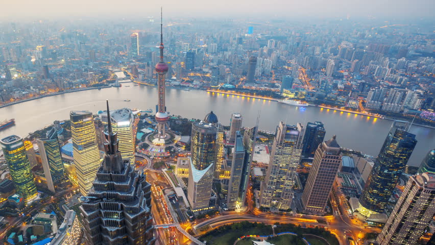 Shanghai City Views with buildings in China image - Free stock photo ...