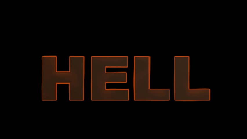 Hell,fire Word. Stock Footage Video 4122937 | Shutterstock