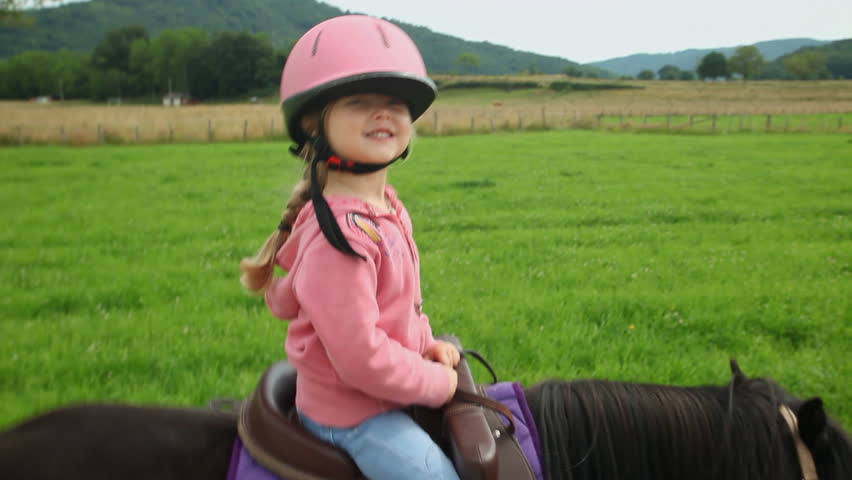 riding little pony