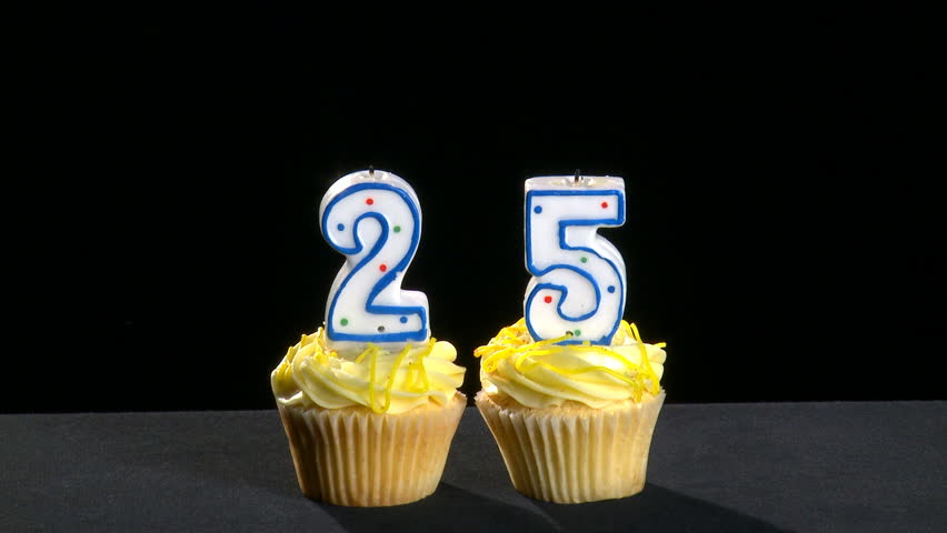 Two Cupcakes With The Number 