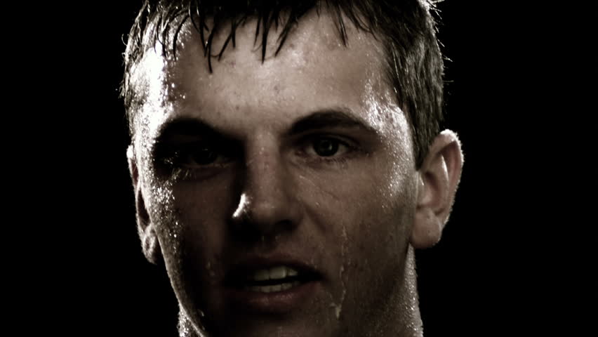 hd00:23Close up of man running and sweating