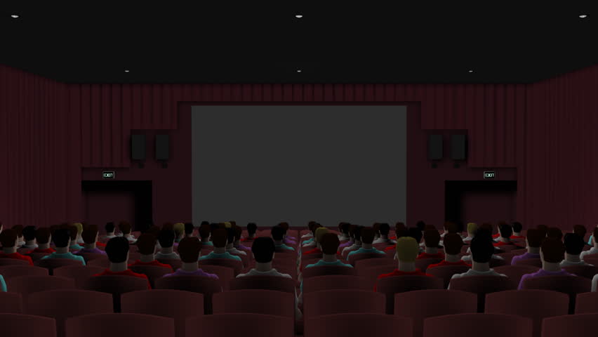 theater screen x Screen. Footage House. Blank Viewers Stock The In Cinema