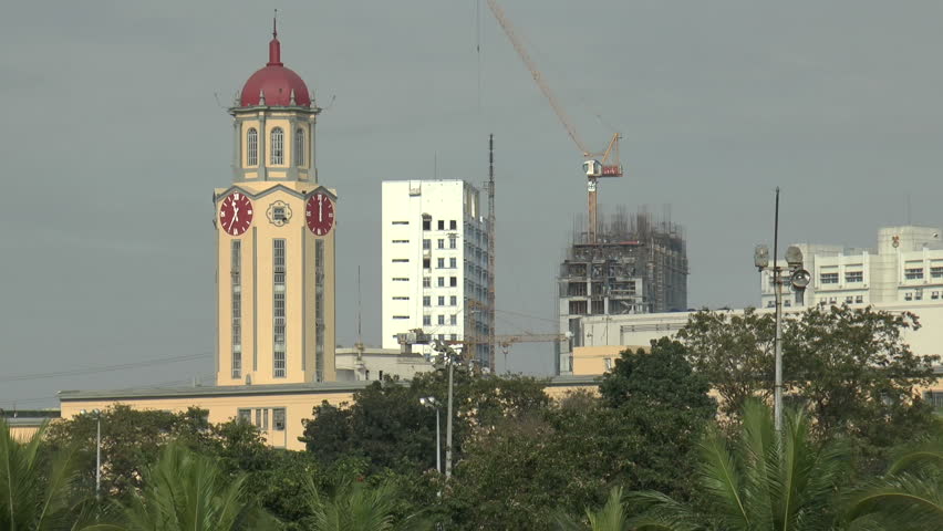 Famous Architecture Buildings In The Philippines zoom-in clip of famous tower clock of manila city hall Famous Architecture Buildings In The Philippines zoom-in clip of famous tower clock of manila city hall