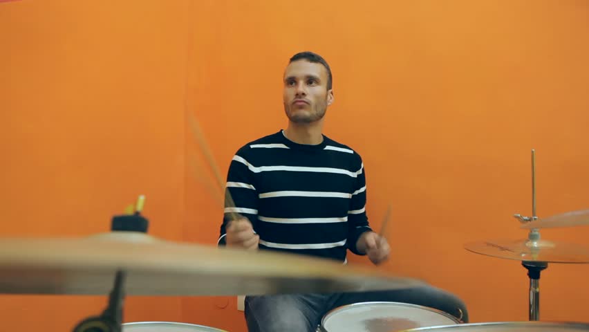 Vintage Drummer Men/'s Tee Image by Shutterstock