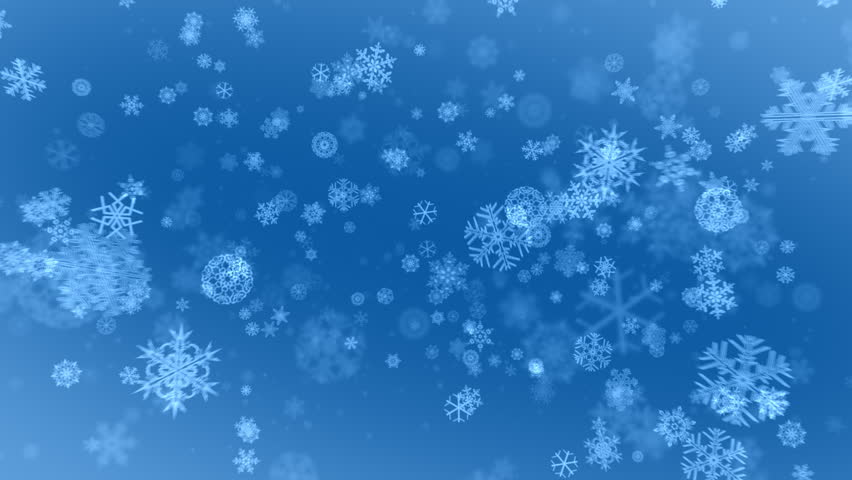 Snow Flakes Falling Animated Festive Abstract Background - For Use With ...