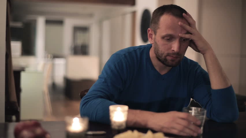 Young Man With Laptop Sitting By The Table At Home Stock Footage Video ...