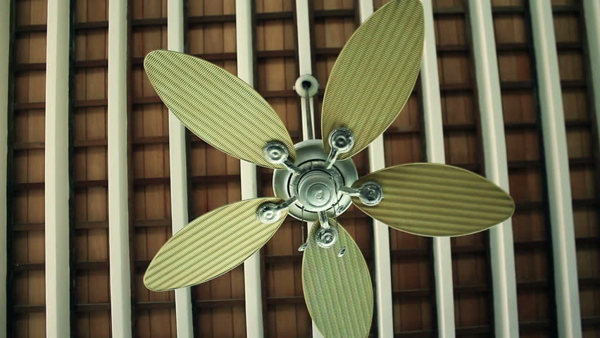 Fan Moves Slowly The Heat Stock Footage Video 100 Royalty