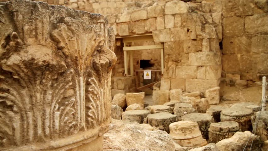 Dolly Shot of Ancient Columns Stock Footage Video (100% Royalty-free ...
