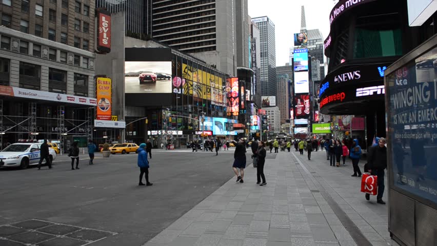 New York, Usa - March Stock Footage Video (100% Royalty-free) 6125726