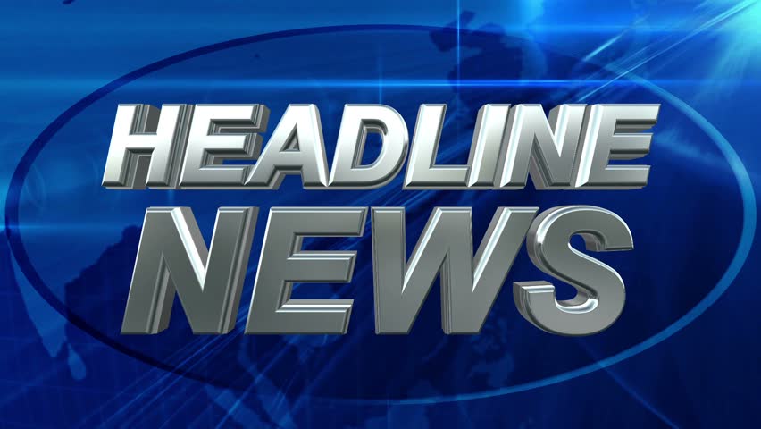 Breaking News Logo Ident - News Style Abstract Background Stock Footage