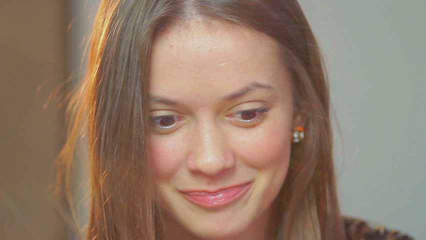 Girls woman talking on webcam windows media videos
