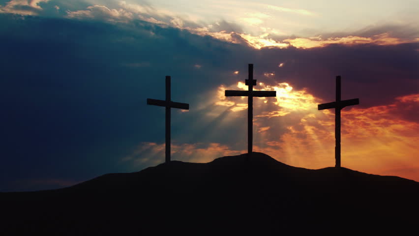 Three Cross On Calvary Hill Stock Footage Video 319423 | Shutterstock