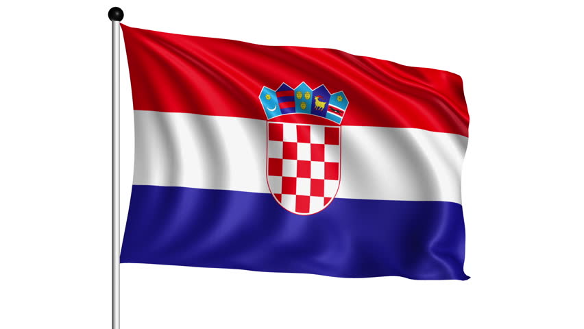 Waving Croatian Flag, HD Stock Footage Video 3319790 | Shutterstock