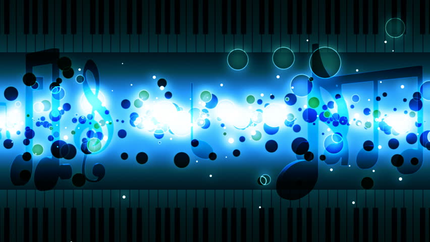 Music Abstract Animated Looping Background Stock Footage Video (100%