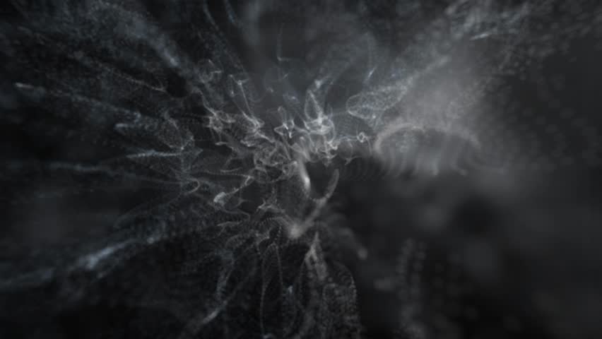 White Abstract Fantasy Motion Black Stock Footage Video 100