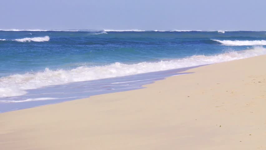 Vídeo Stock De White Sand Beach On Maui 100 Livre Direitos White Sand Beach On Maui Hawaii