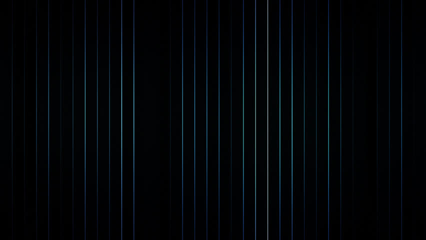 White Vertical Lines Moving Over A Black Backdrop. This Animation Is A Seamless Loop. Stock