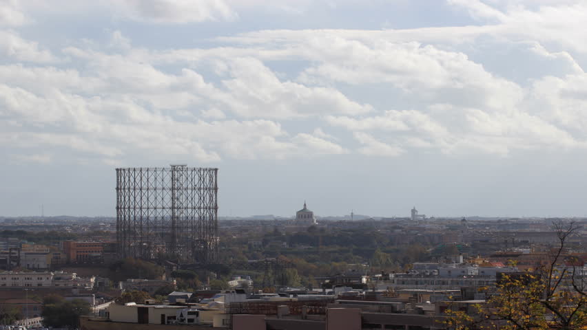 Header of gasholder