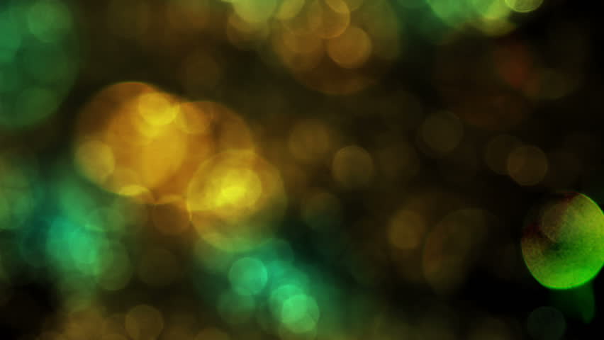 Bokeh Particles On A Dark Background Shining Particles Move