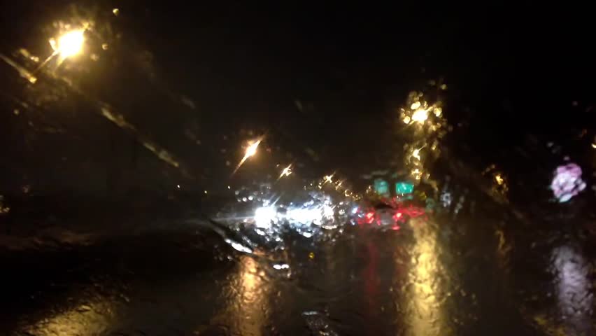 Image result for driving at night in the rain
