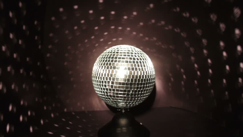 disco ball light white