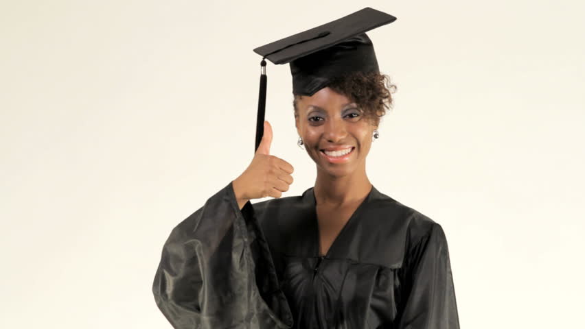 wearing black to graduation