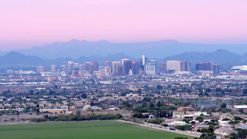 Phoenix Arizona Skyline Stock Footage Video | Shutterstock