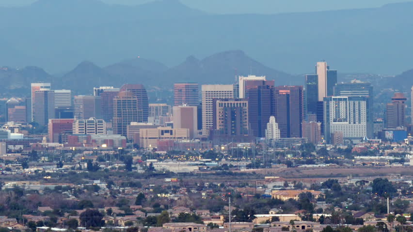 The west part of the downtown Phoenix Arizona… - Royalty ...