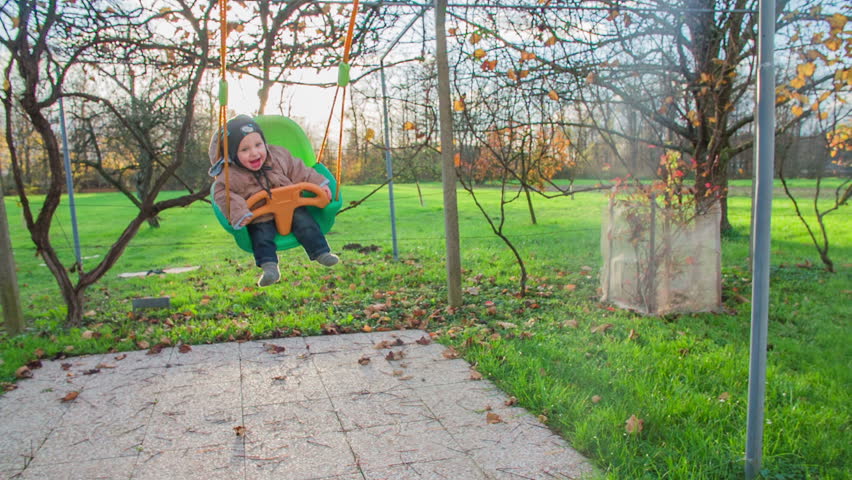 Happy Newborn Swinging On A Videos De Stock 100 Libres De Droit