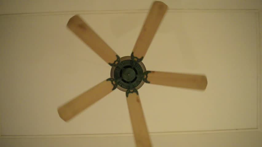 A Ceiling Fan Turns Slowly With Light Stock Footage Video 1967935 Ceiling Fan Hd Stock Video Clip