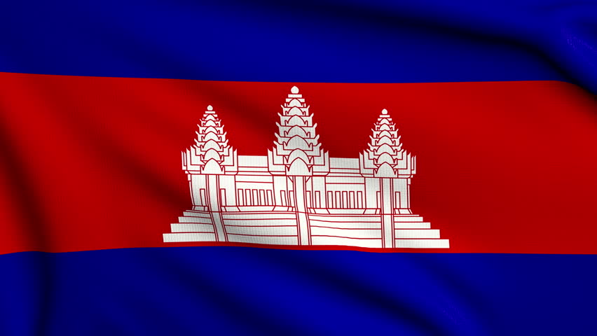 Animated Flag Of Cambodia - Seamless Loop Stock Footage Video 2996251 ...