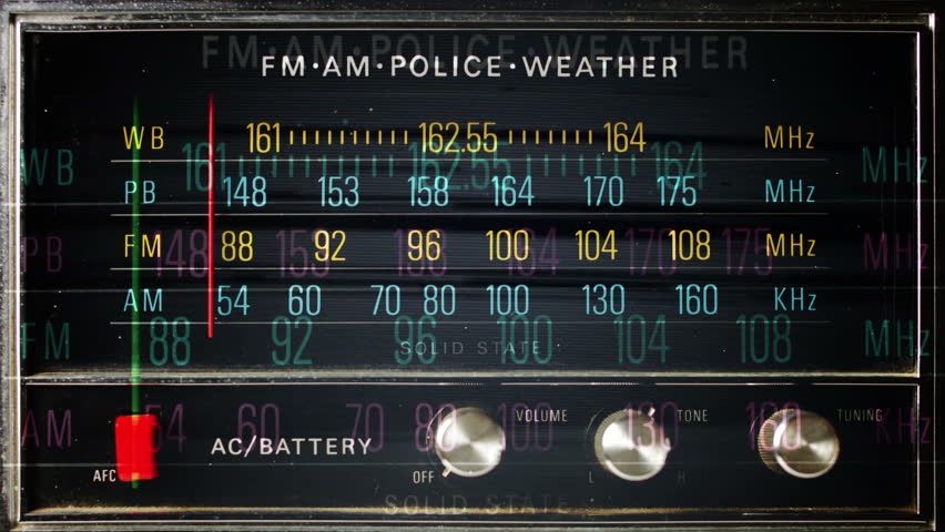 An Analogue Radio Dial Tuning In Different Radio